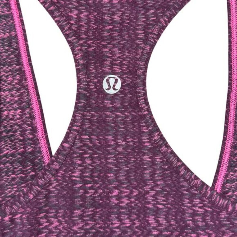 LULULEMON Cool Racerback Size 4 Ziggy Wee August Glo - Picture 7 of 7